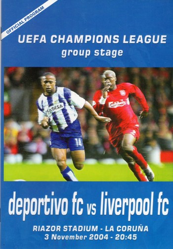 Match programme